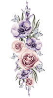 Antique Flower Art Pic Free Transparent Image HQ - Free PNG