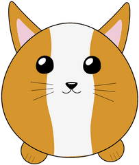 Lynx Bobcat Cute Puffy Muzzle Flat - Cartoon Png