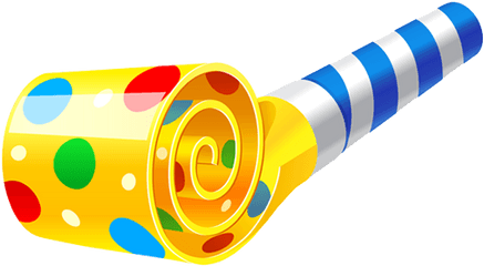 Party Shopping - Party Horn Clip Art Png