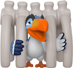 Zazu In Bone Cage Topic - Zazu Png