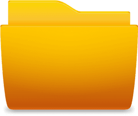 Folder Orange Icon - Orange Folder Icon Windows Png