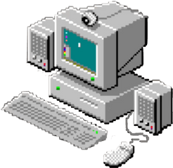 90s Computer Transparent Png Clipart - Pc 90s Png