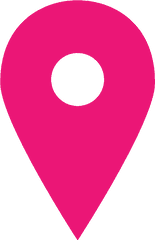 Pink Location Icon Png Clipart - Circle