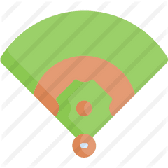 Baseball Field - Circle Png