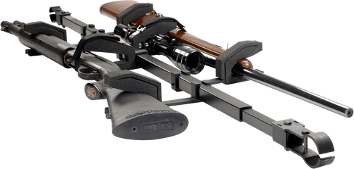 Big Sky Racks Sbr2gutv Bar Utg Gun Rack Double - Carbon Fibers Png