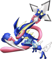 Mega Greninja Pokemon - Shiny Mega Ash Greninja Png