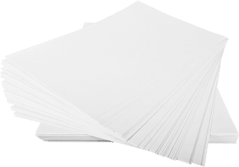 White Paper Png Image - Stack Of Paper Transparent