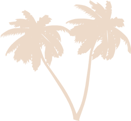 Sky Blue Palms Clip Art - Vector Clip Art Coconut Tree White Png