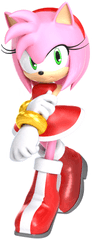 Or Bad Idea Amy Rose As A Reverse Harem - Art Amy Rose Realistic Png