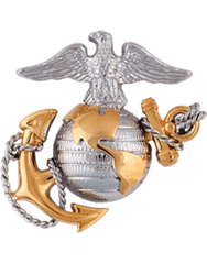 Eagle Globe And Anchor Png Transparent - Marine Corps Officer Eagle Globe And Anchor