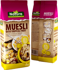 Muesli Tropical Fruit Breakfast Cereal Png