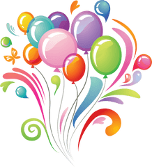 Download Globos Fiesta Png - Transparent Background Birthday Logo