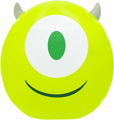 Mike Wazowski Png - Emoji Disney Pixar S2 Mike Wazowski Circle