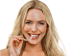 Teeth Straightening With Ez Smile Clear Aligners Australian - Blond Png