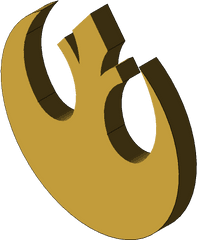 Star Wars Rebel Alliance Logo - Language Png