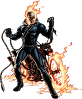 Ghost Flame Rider PNG Free Photo