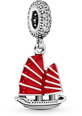 Chinese Junk Ship Dangle Charm - Pandora Png