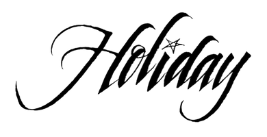 Calligraphy Holidays Happy Download Free Image - Free PNG