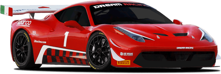 Ferrari Las Vegas - Racing Car Png