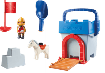 Knightu0027s Castle Sand Bucket - 70340 Playmobil 70340 Png