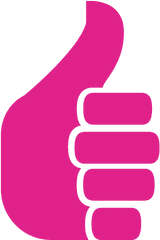 Barbie Pink Thumbs Up 3 Icon - Free Barbie Pink Thumbs Up Icons Pink Thumbs Up Clipart Png