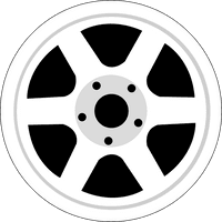 Wheel Car Vector PNG File HD