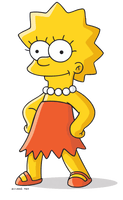 Art Bart Area Marge Lisa Simpson - Free PNG
