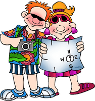 Couple Tourist PNG File HD