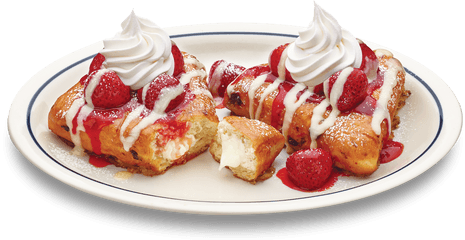 Download Curbside2go - Ihop Filled French Toast Png Image Ihop Cream Cheese Stuffed French Toast
