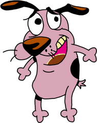 Courage The Cowardly Dog By Dasucs - Dog Png