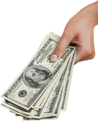 Hand Holding Money Png Transparent - Transparent Background Hand Holding Money Png