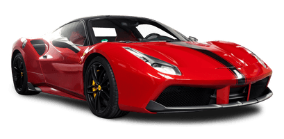 Front Ferrari Side Red View - Free PNG