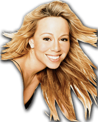 Mariah Carey Head Png Image With No - Mix People That Look White