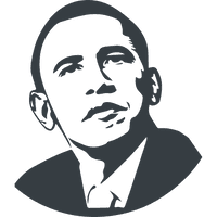 Barack Circle Obama Free Clipart HQ - Free PNG