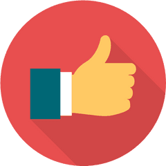 Free Icon Download - Thumbs Up Flat Icon Png