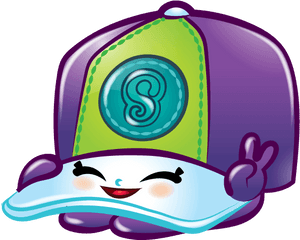 Casper Cap Shopkins Birthday Bday - Draw Cute Cap Shopkins Png