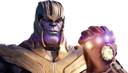 Png Fortnite Characters Transparent - Thanos With Infinity Stones