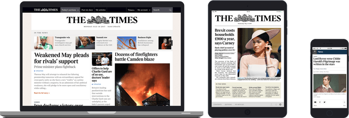 The Times Of London - Subscribe The Times Png