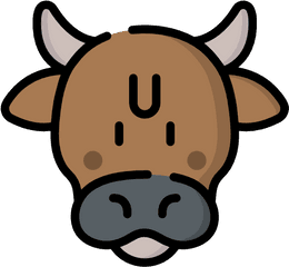 Cow - Free Animals Icons Phrase Book Png