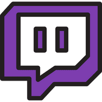 Area Purple Media Icons Computer Social Twitch - Free PNG