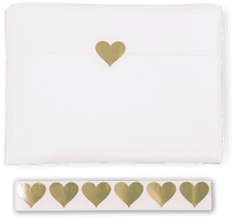 Gold Hearts Label Ribbon Labels U0026 String - Envelope Png