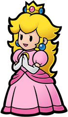 Princess Peach Clipart Png - Paper Mario Princess Peach