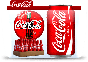 Coke Folder File Free Icon Of - Transparent Background Coca Cola Clipart Png