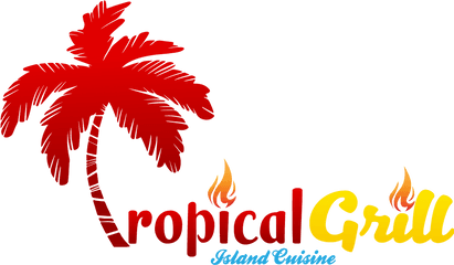 Download Tropical Grill Island Cuisine - Grill Tropical Logo Red Tropical Logo Png