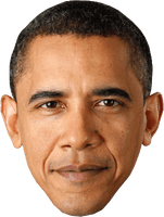 Barak Obama Face Png Image