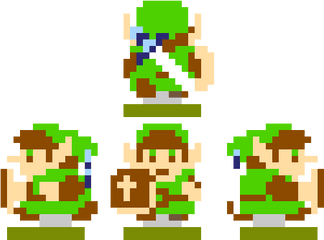 8 Bit Link Amiibo Pixel Art Maker - Fictional Character Png