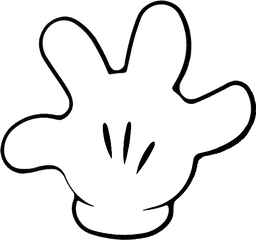 Mickey Head Png - Mano De Mickey Mouse Para Colorear