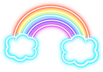 Arco Arcoiris Art Neon - Arcoiris Png