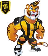 Saudi Arabian Sport Mascot Design For - Ittihad Mascot Png