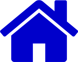 House Icon Blue Png Transparent - Home Icon Png Blue